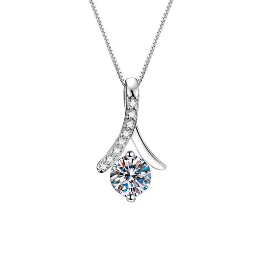 Elegant Moissanite Pendant (1 CT. VVS1)