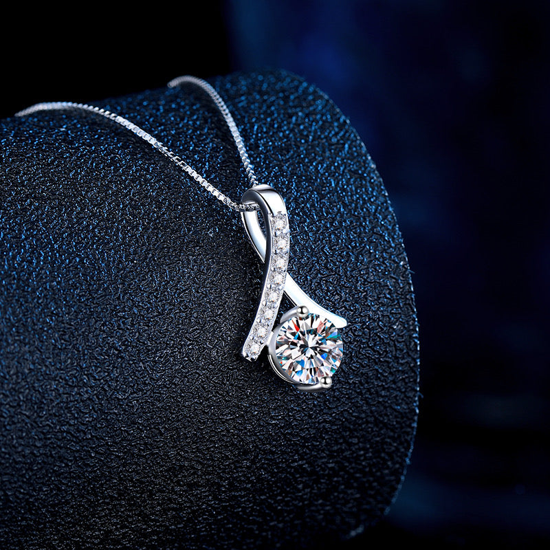Elegant Moissanite Pendant (1 CT. VVS1)