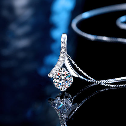 Elegant Moissanite Pendant (1 CT. VVS1)