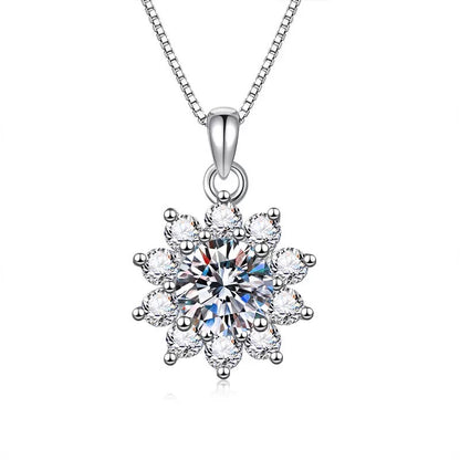 Snowflake Moissanite Pendant (1 CT. VVS1)